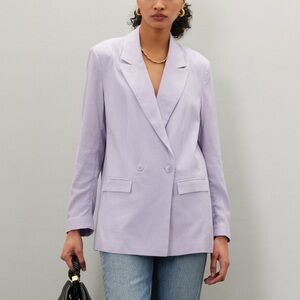 ($340 retail) Thakoon Lavender Double-Breasted Women's Blazer size XS salvage